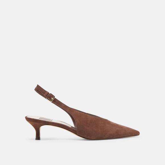 DOLCE VITA Shoes - NEW DOLCE VITA women's alenna slingback pointed toe kitten heel in dark brown